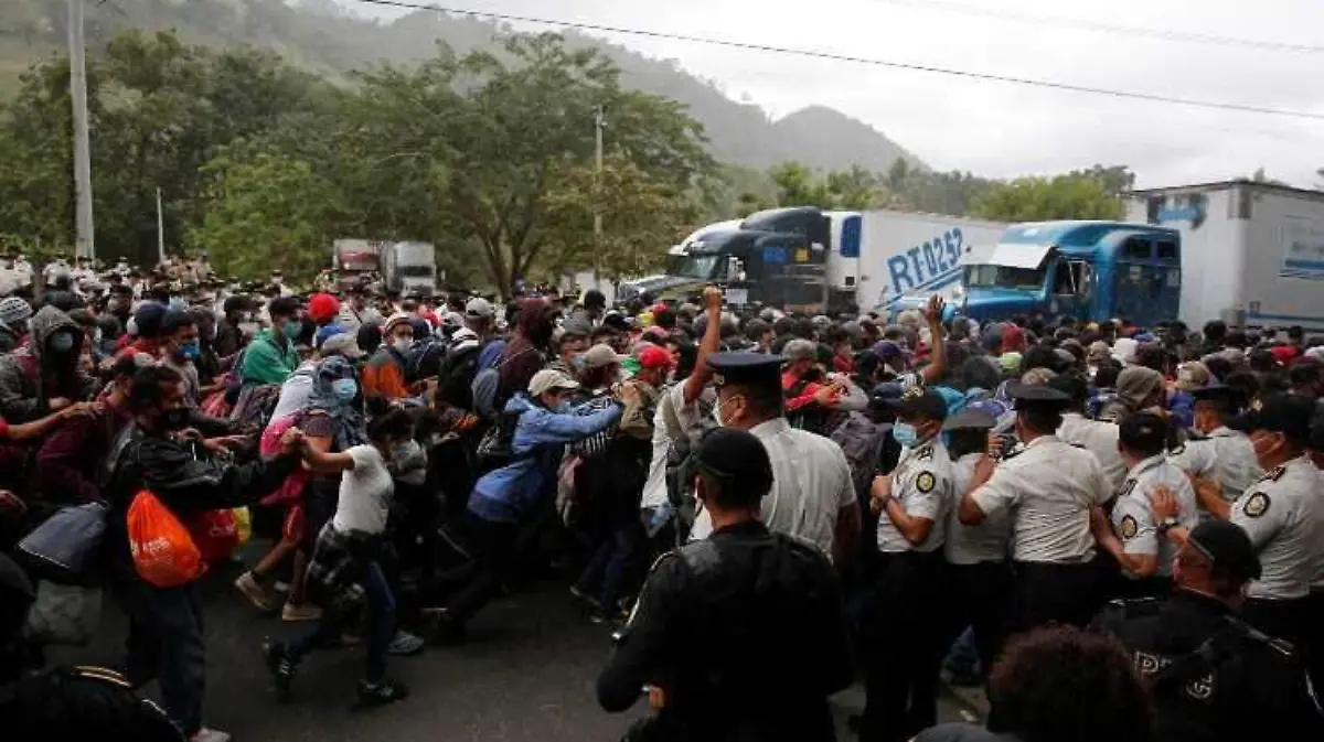 caravana migrante Guatemala